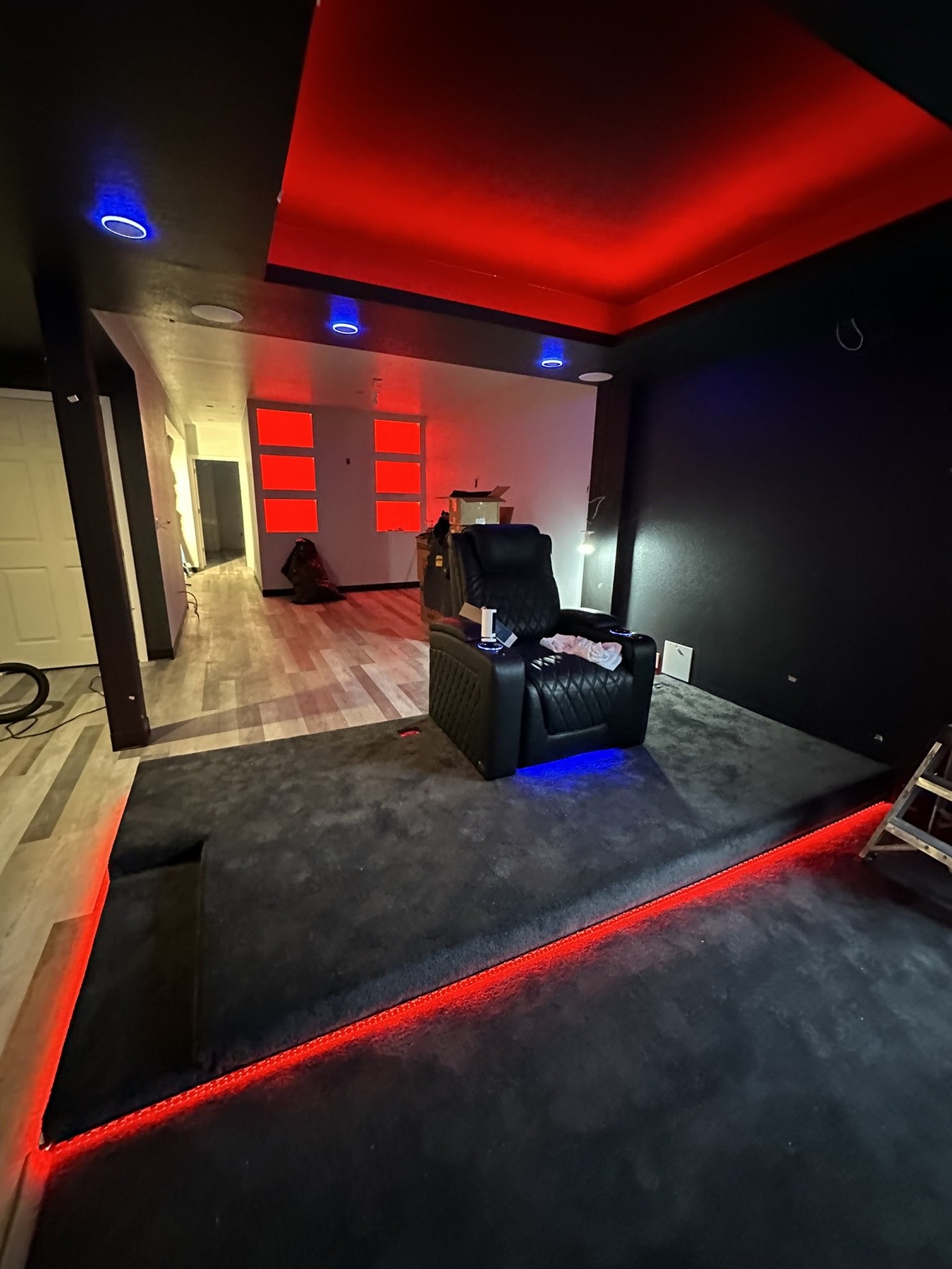 Basement finishing denver led lighting