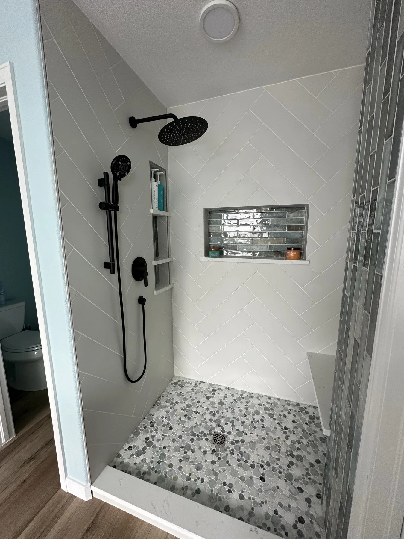 Bathroom remodel denver walk in shower