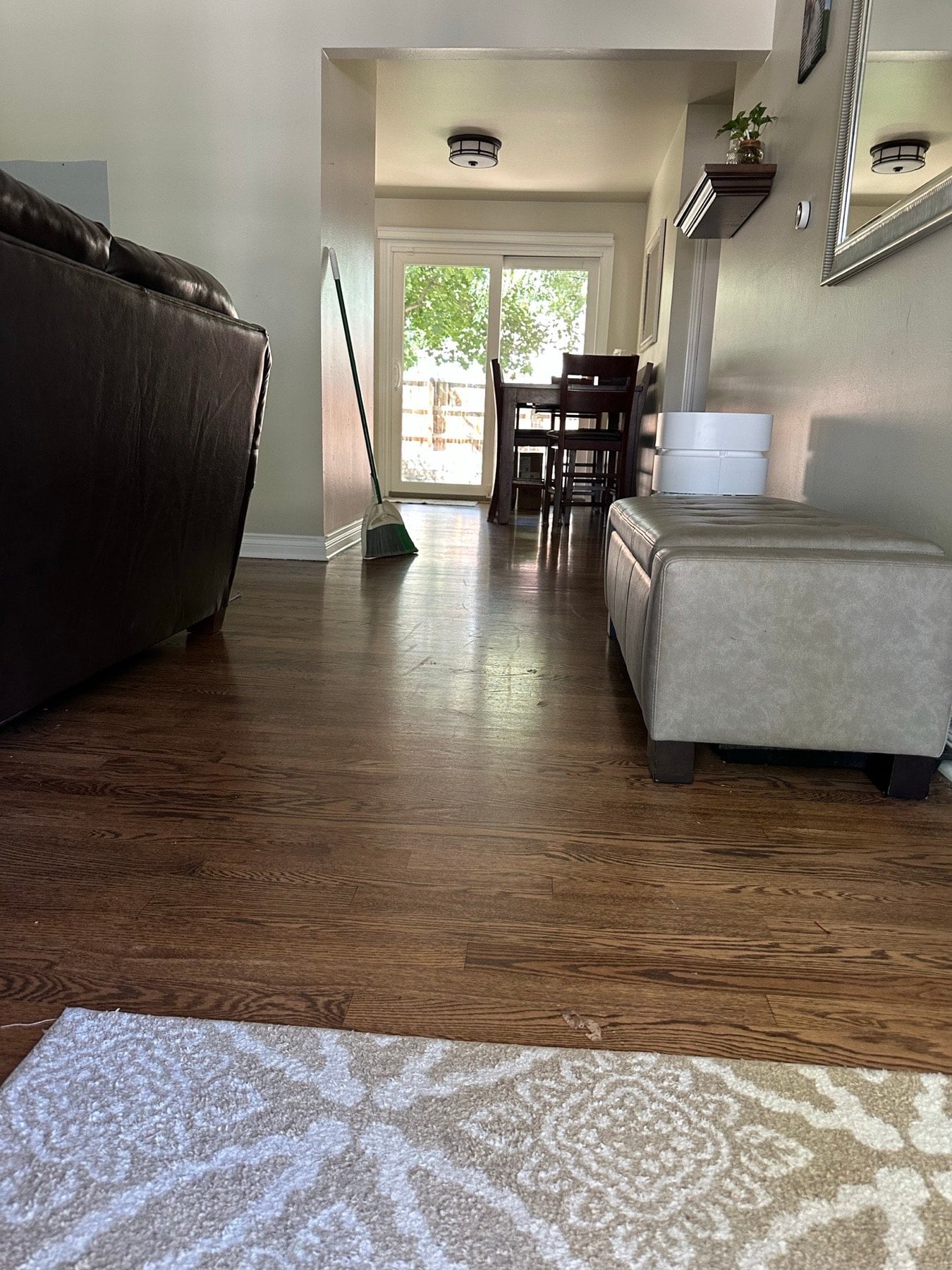 Hardwood floors denver living room