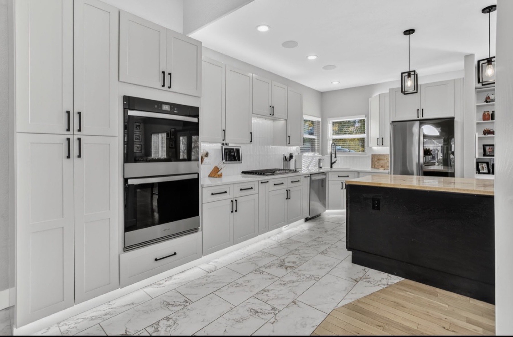 Kitchen remodel denver dark cabinets
