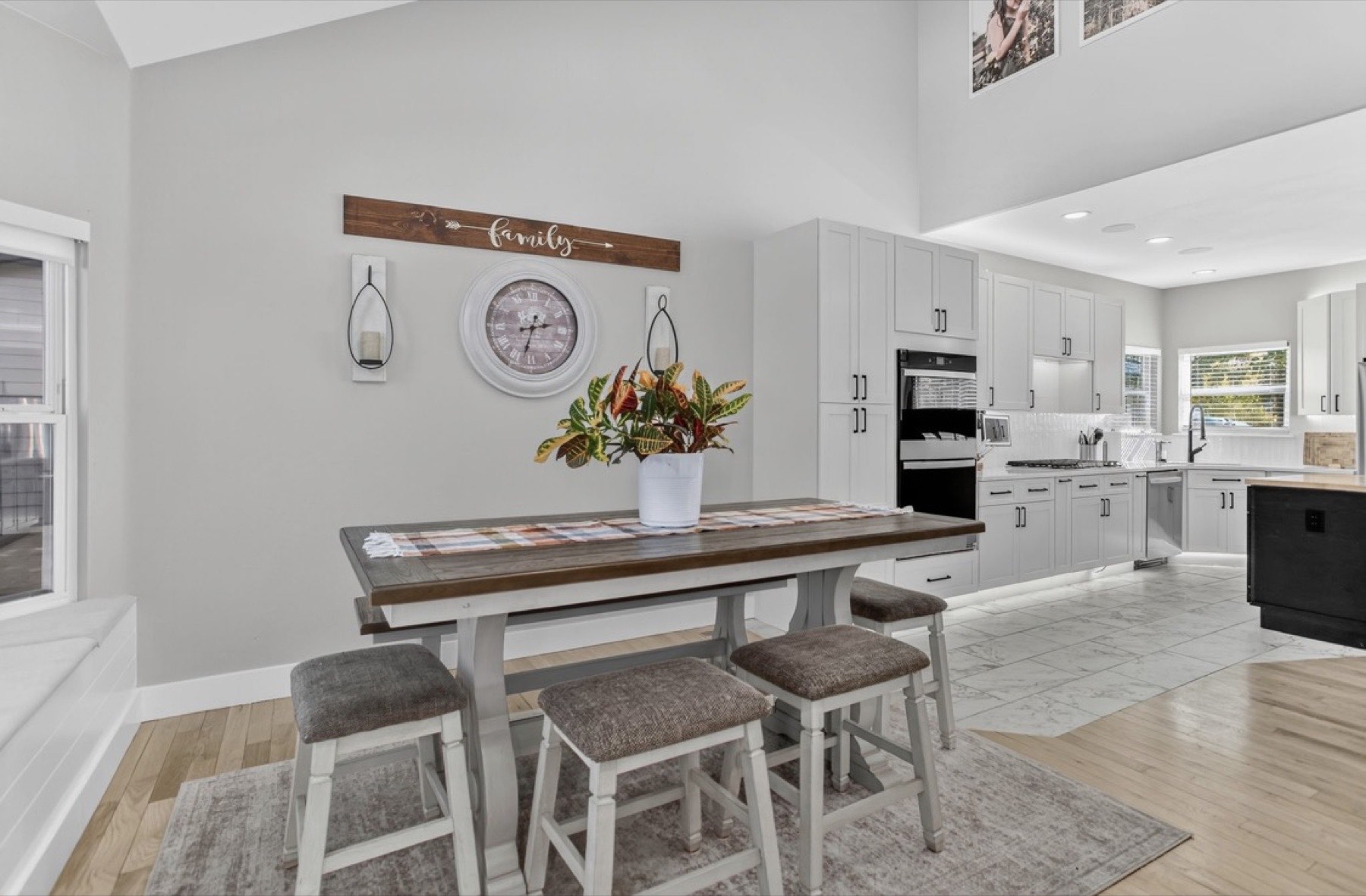 Kitchen remodel denver white open plan