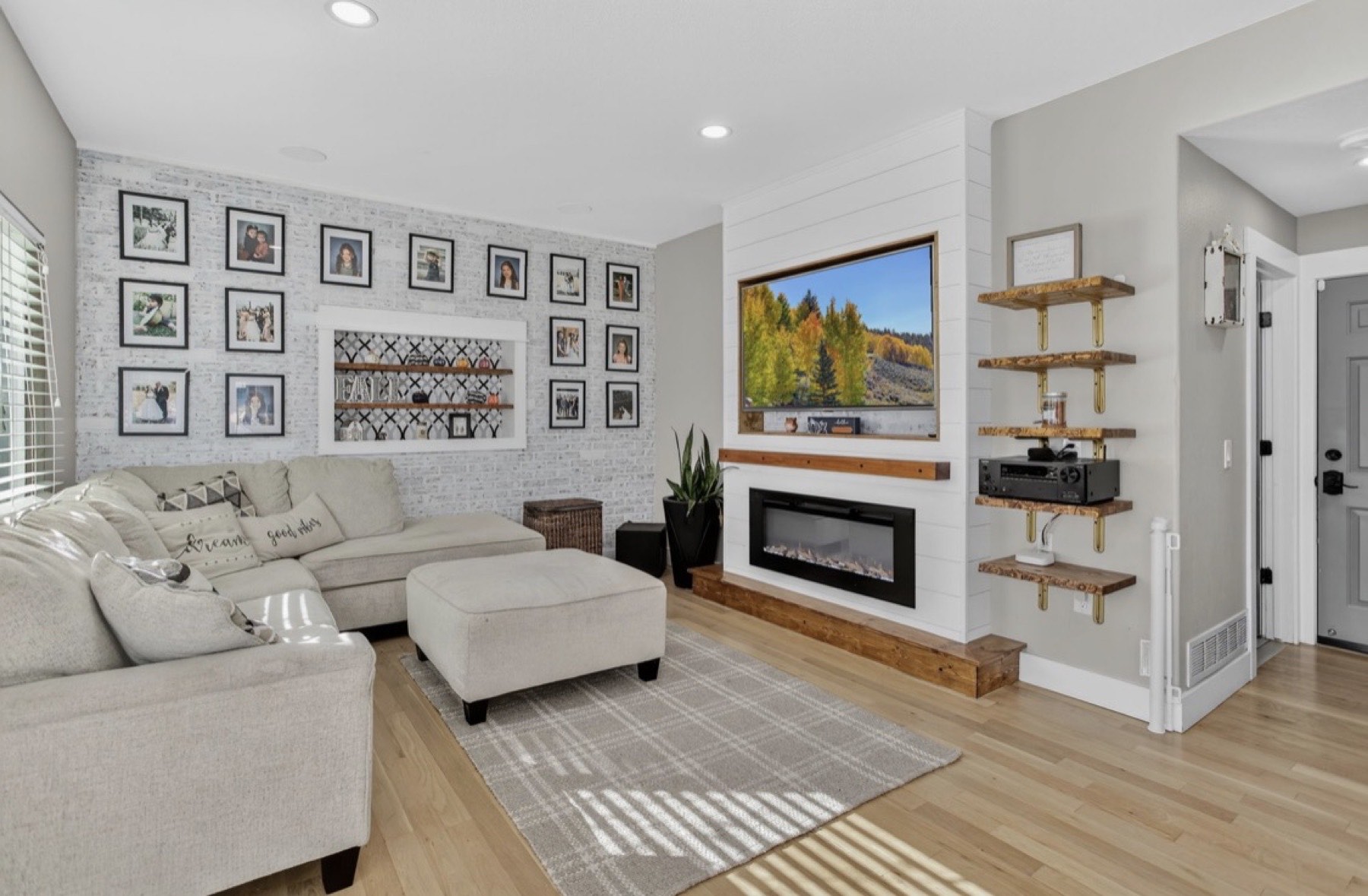 Whole home remodel denver fireplace