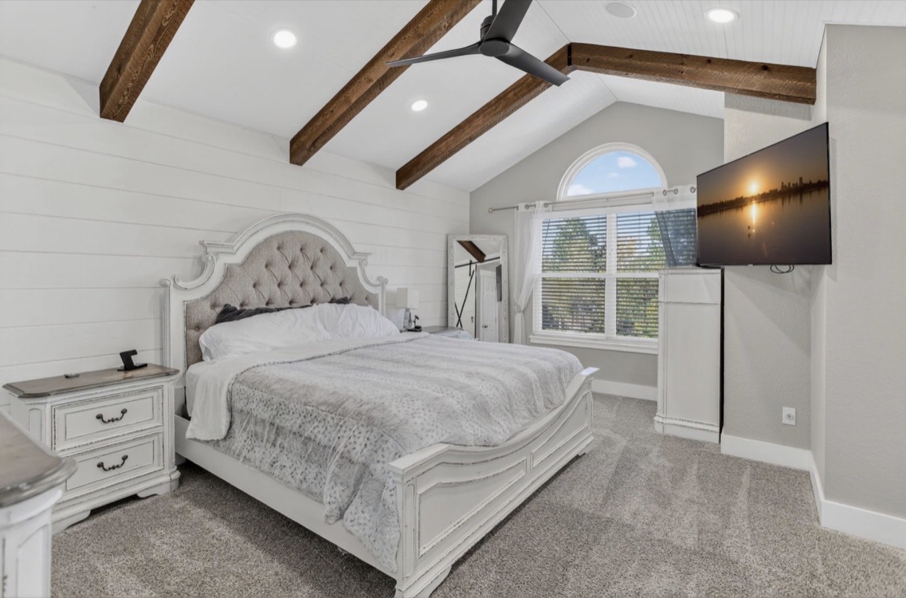 Whole home remodel denver vaulted bedroom